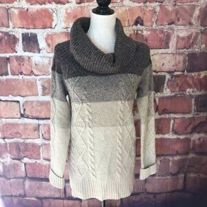 BCBG Maxarzia Cowl Neck Wool Sweater - XS
